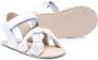 BabyWalker floral-appliqué leather sandals White - Thumbnail 2