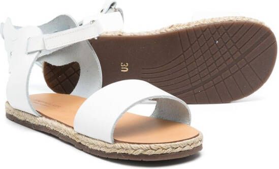 BabyWalker open-toe touch-strap sandals White
