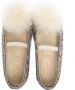 BabyWalker pom-pom embellihsed ballerina shoes Gold - Thumbnail 3