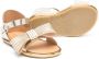 BabyWalker Restraint bow-detail metallic sandals Gold - Thumbnail 2