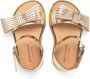 BabyWalker Restraint bow-detail metallic sandals Gold - Thumbnail 3