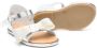 BabyWalker Restraint bow-detail metallic sandals Silver - Thumbnail 2