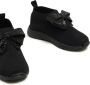 BabyWalker rhinestone-embellished bow sneakers Black - Thumbnail 4