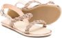 BabyWalker rhinestone-embellished leather sandals Neutrals - Thumbnail 2