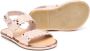 BabyWalker slingback leather sandals Gold - Thumbnail 2