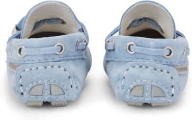 BabyWalker suede slip-on shoes Blue