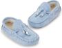 BabyWalker suede slip-on shoes Blue - Thumbnail 4