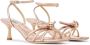 Badgley Mischka Loyalty 60mm leather sandals Gold - Thumbnail 2