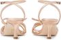 Badgley Mischka Loyalty 60mm leather sandals Gold - Thumbnail 3