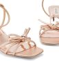 Badgley Mischka Loyalty 60mm leather sandals Gold - Thumbnail 4