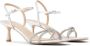 Badgley Mischka Maci 60mm rhinestone sandals Silver - Thumbnail 2