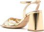 Badgley Mischka Michelle 75mm leather sandals Gold - Thumbnail 3