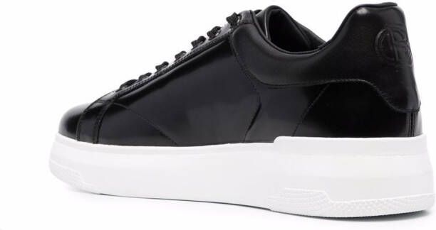 Baldinini Abrasiva flatform sneakers Black