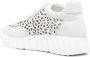 Baldinini all-over perforated-design sneakers White - Thumbnail 3