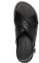 Baldinini cross-strap leather sandals Black - Thumbnail 4