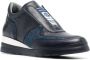 Baldinini crystal-embellished low-top sneakers Blue - Thumbnail 2