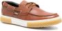 Baldinini front tie-fastening boat shoes Brown - Thumbnail 2
