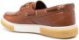 Baldinini front tie-fastening boat shoes Brown - Thumbnail 3