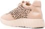 Baldinini laser-cut embellished low-top sneakers Pink - Thumbnail 3