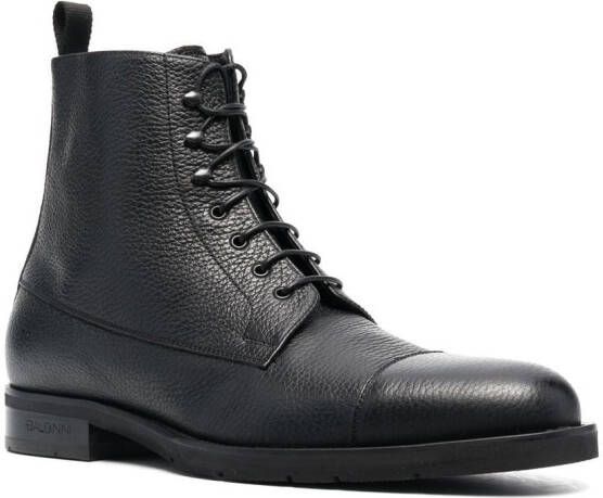 Baldinini leather ankle boots Black