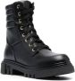 Baldinini leather combat boot Black - Thumbnail 2