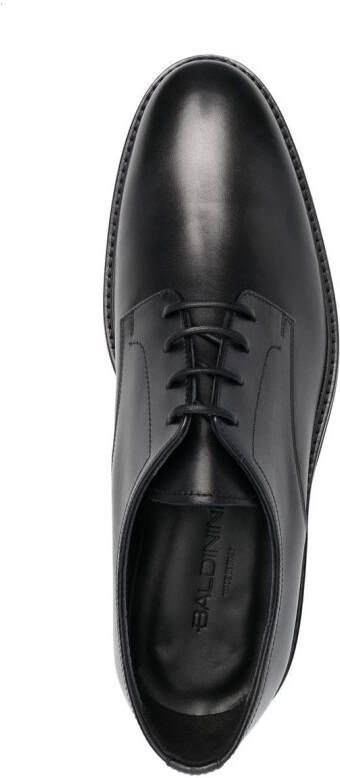 Baldinini leather derby shoe Black