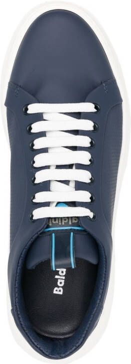 Baldinini light textured-finish sneakers Blue