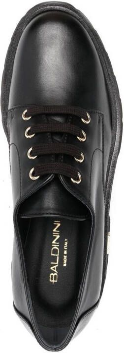 Baldinini logo-plaque chunky lace-up shoes Black