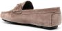 Baldinini logo-plaque suede loafers Brown - Thumbnail 3