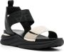 Baldinini metallic-strap detail sandals Black - Thumbnail 2