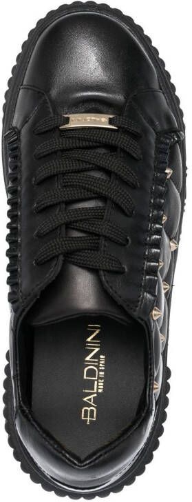 Baldinini quilted low-top sneakers Black