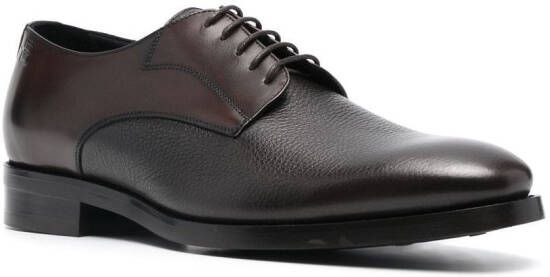 Baldinini round-toe panelled Derby shoes Brown