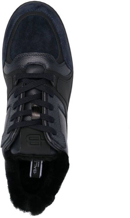 Baldinini side logo-print low-top sneakers Black