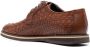 Baldinini woven leather Derby shoes Brown - Thumbnail 3