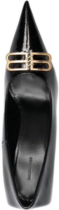 Balenciaga 100mm Knife calf-leather pumps Black