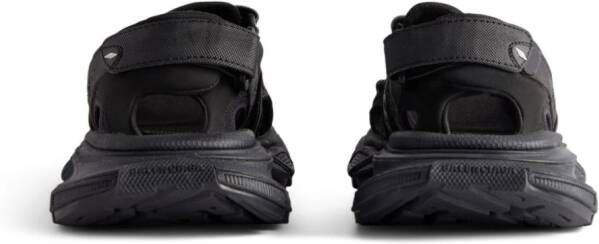 Balenciaga 3XL logo-appliqué sandals Black