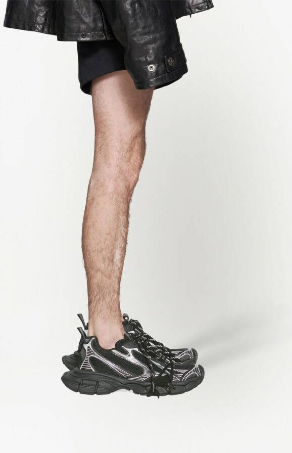 Balenciaga 3XL mesh-panel sneakers Black