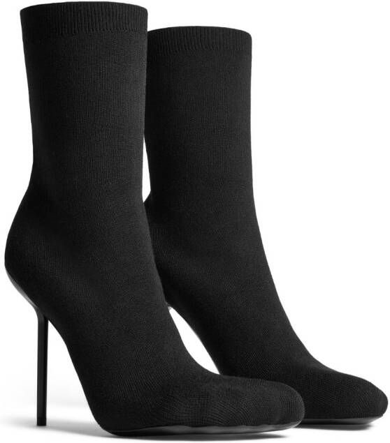 Balenciaga Anatomic 110mm knitted ankle boots Black