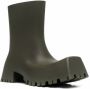 Balenciaga block-heel ankle boots Green - Thumbnail 2