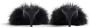 Balenciaga Boudoir 70mm feather mules Black - Thumbnail 3