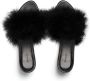Balenciaga Boudoir 70mm feather mules Black - Thumbnail 4
