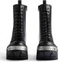 Balenciaga Bulldozer platform lace-up boots Black - Thumbnail 4