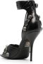 Balenciaga Cagole 110mm leather sandals Black - Thumbnail 3