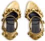 Balenciaga Cagole 110mm metallic-finish sandals Gold - Thumbnail 4