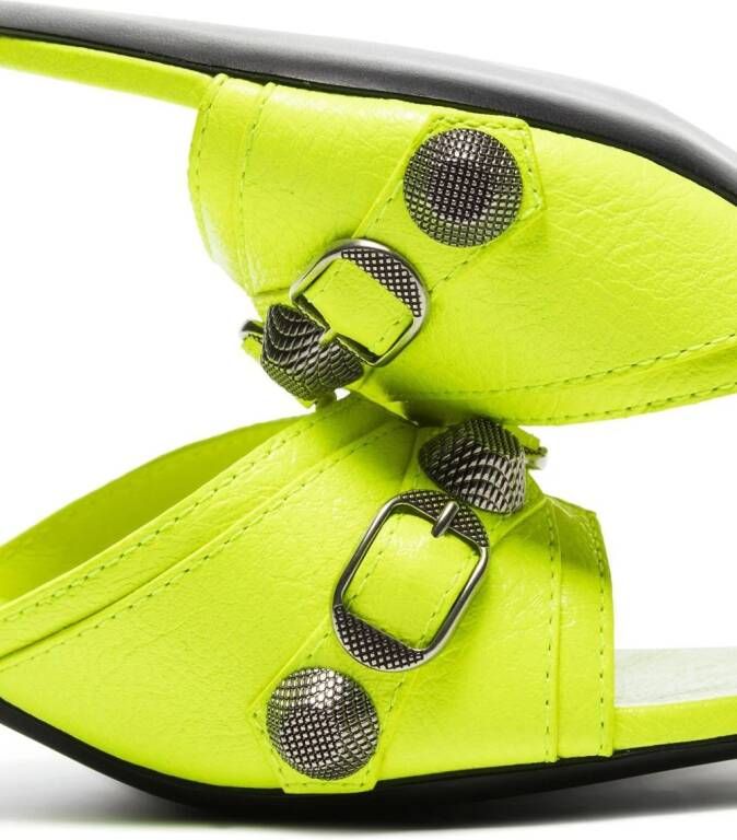 Balenciaga Cagole 50mm sandals Green