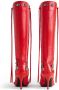 Balenciaga Cagole 90mm knee-high boots Red - Thumbnail 3