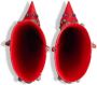 Balenciaga Cagole 90mm knee-high boots Red - Thumbnail 4