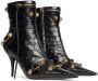 Balenciaga Cagole 90mm leather ankle boots Black - Thumbnail 2