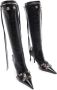 Balenciaga Cagole 90mm leather boots Black - Thumbnail 2