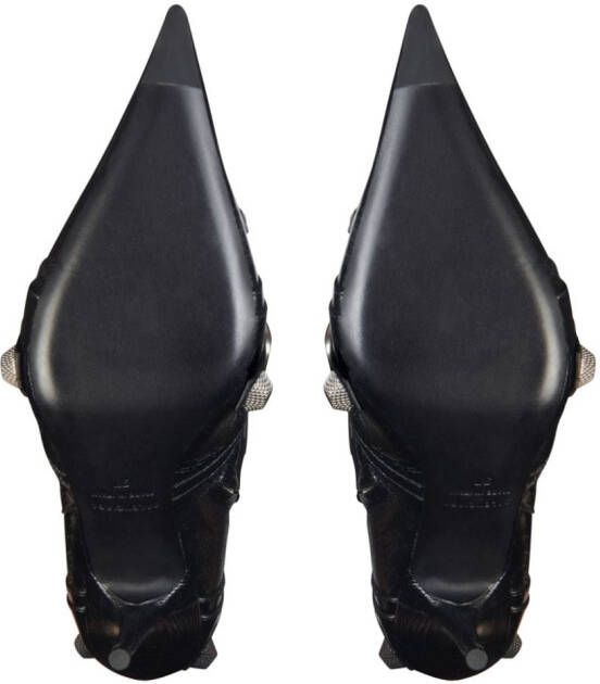 Balenciaga Cagole 90mm over-the-knee boots Black